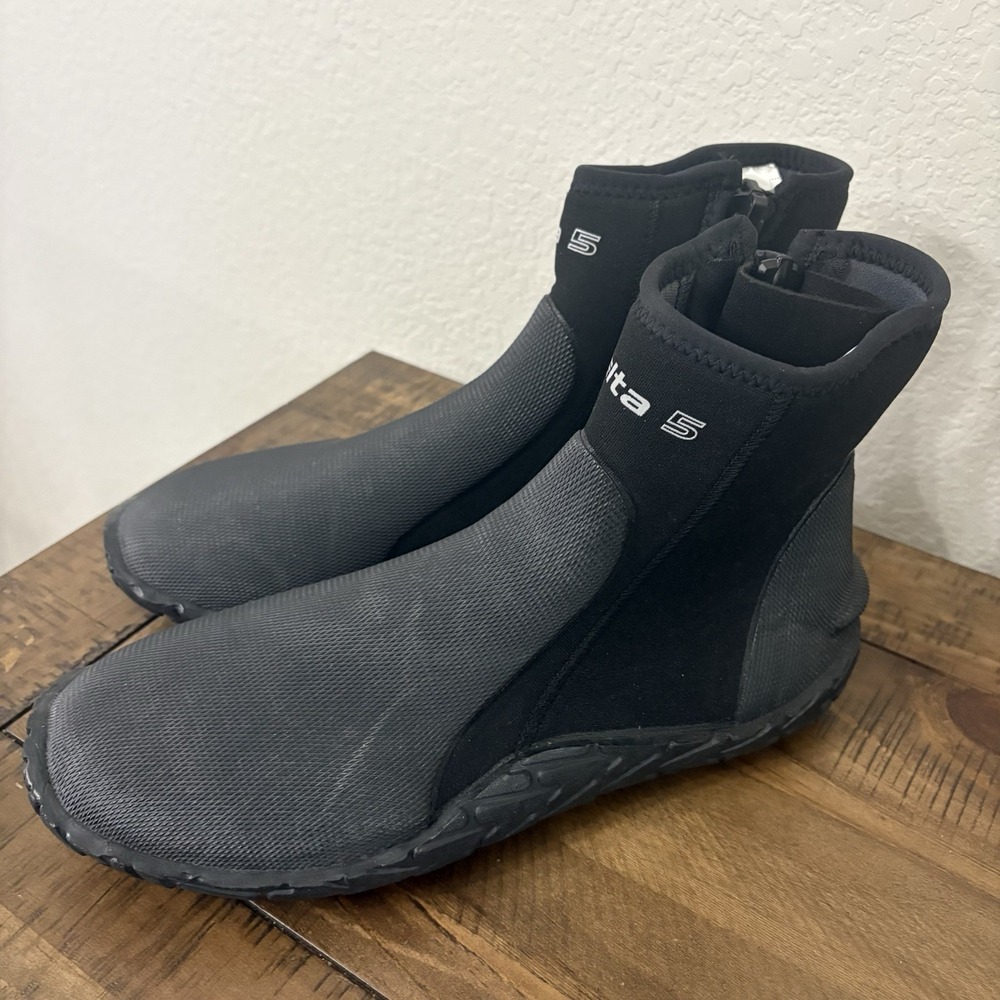 ScubaPro Delta 5mm Black Dive Boots XXL/ US 11.5 Great Condition
